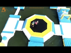 TUV Sertifikalı Şişme Yüzen Su Trambolini Gölde