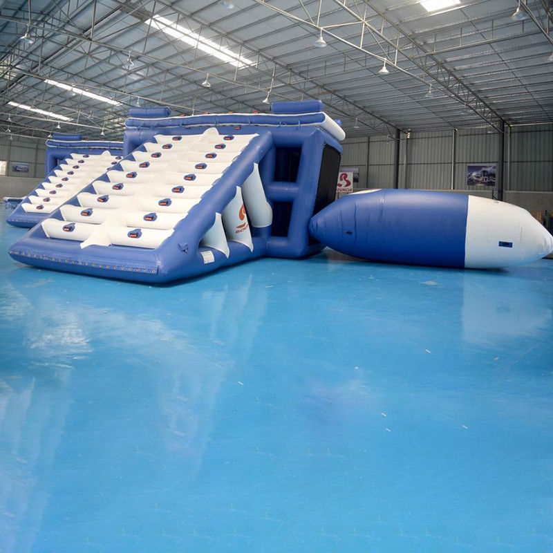 0.9mm PVC Tarpaulin Inflatable Water Park Games For Adults
