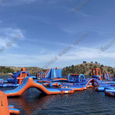 Bouncia Göl İçin Yüzen Su Parkı